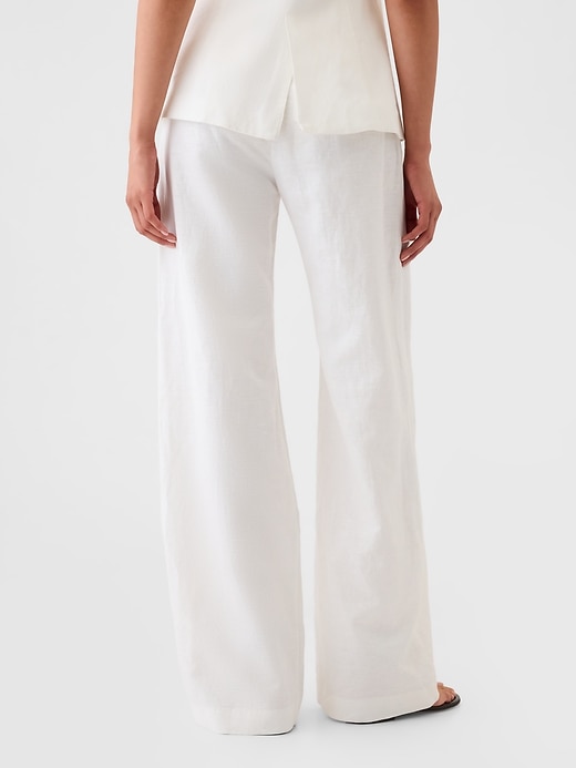365 High Rise Linen-Cotton Trousers 365 High Rise Linen-Cotton Trousers
