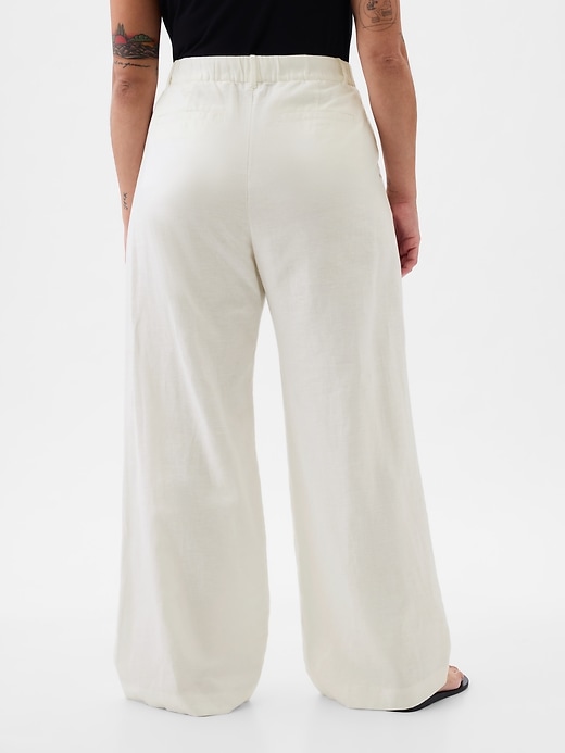365 High Rise Linen-Cotton Trousers 365 High Rise Linen-Cotton Trousers