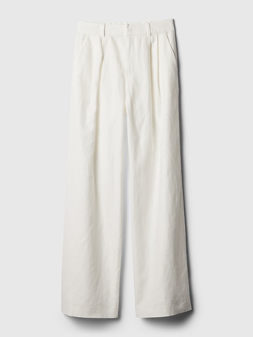 365 High Rise Linen-Cotton Trousers 365 High Rise Linen-Cotton Trousers