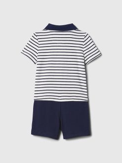 Baby 2-in-1 Polo Shorty One-Piece