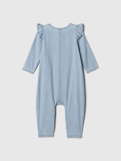 Baby Denim Heart One-Piece