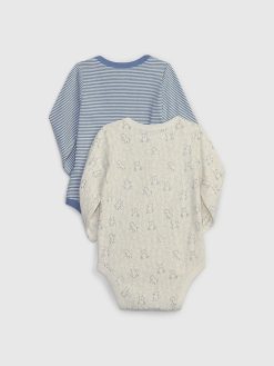 Baby First Favorites Organic CloudCotton Bodysuit (2-Pack)