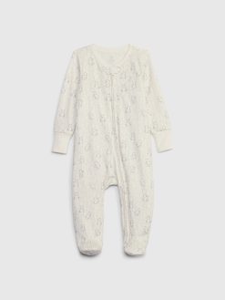 Baby First Favorites Organic CloudCotton Footed One-Piece