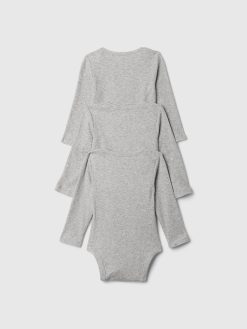 Baby First Favorites Rib Bodysuit (3-Pack)