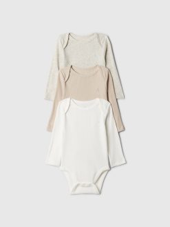 Baby First Favorites TinyRib Bodysuit (3-Pack)