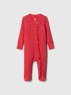 Baby First Favorites TinyRib Footed One-Piece