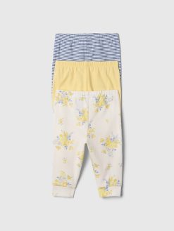 Baby Organic Cotton First Favorites Pull-On Pants (3-Pack)