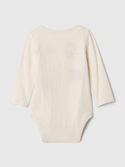 Baby Paddington Organic Cotton Embroidered Bodysuit