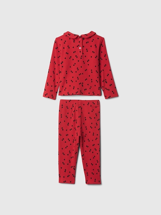 Baby Rib Heart Outfit Set Baby Rib Heart Outfit Set