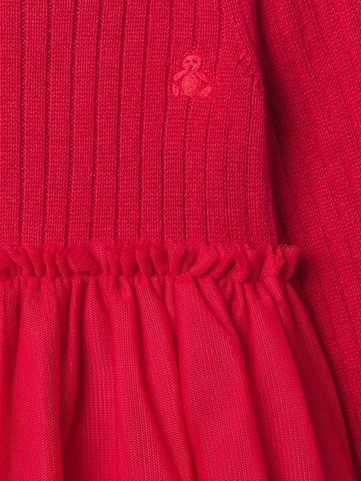 Baby Sweater Tulle Bodysuit Dress Baby Sweater Tulle Bodysuit Dress