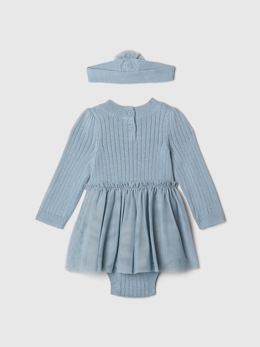 Baby Sweater Tulle Bodysuit Dress Baby Sweater Tulle Bodysuit Dress