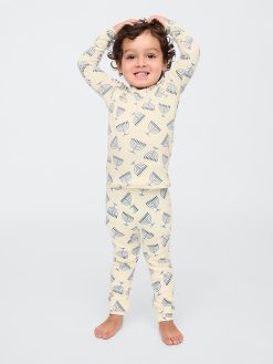 Baby & Toddler Organic Brushed Cotton Holiday PJ Set
