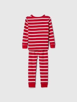 Baby & Toddler Organic Brushed Cotton Holiday PJ Set