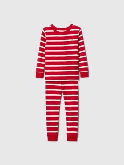 Baby & Toddler Organic Brushed Cotton Holiday PJ Set