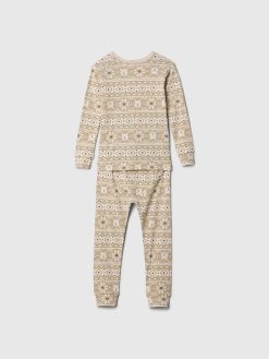 Baby & Toddler Organic Brushed Cotton Holiday PJ Set