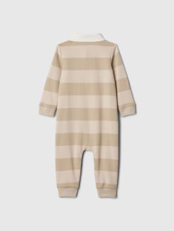 Baby Vintage Soft Rugby Polo One-Piece