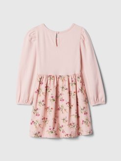 Baby & Toddler 2-in-1 Puff Sleeve Skater Dress