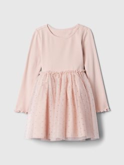Baby & Toddler 2-in-1 Ruffle Tulle Dress