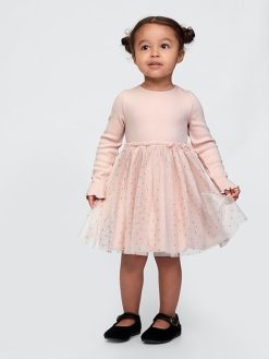 Baby & Toddler 2-in-1 Ruffle Tulle Dress