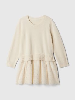 Baby & Toddler 2-in-1 Sweater Tulle Dress