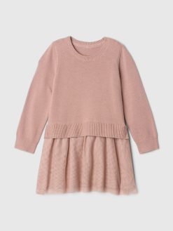Baby & Toddler 2-in-1 Sweater Tulle Dress