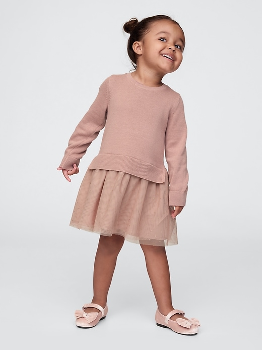 Baby & Toddler 2-in-1 Sweater Tulle Dress Baby & Toddler 2-in-1 Sweater Tulle Dress