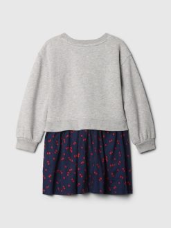 Baby & Toddler 2-in-1 Vintage Soft Sweatshirt Dress