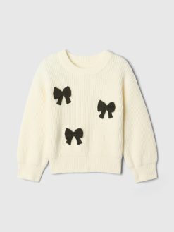 Baby & Toddler CashSoft Bow Sweater