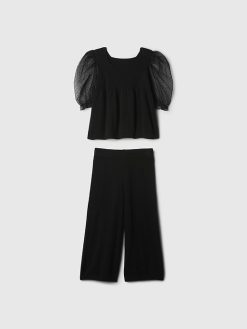 Baby & Toddler CashSoft Puff Sleeve Outfit Set