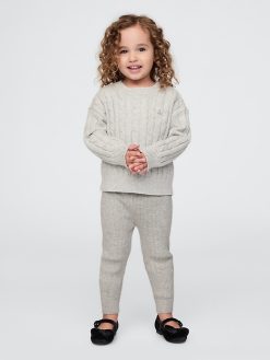 Baby & Toddler CashSoft Rib Sweater Leggings