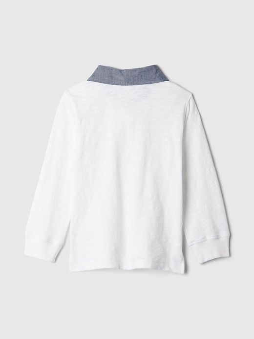 Baby & Toddler Chambray Polo Shirt Baby & Toddler Chambray Polo Shirt