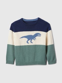 Baby & Toddler Dino Crewneck Sweater