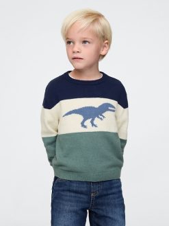 Baby & Toddler Dino Crewneck Sweater
