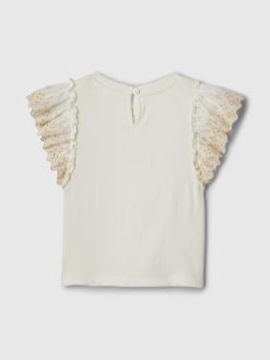 Baby & Toddler Eyelet Rib T-Shirt