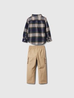 Baby & Toddler Flannel Outfit Set
