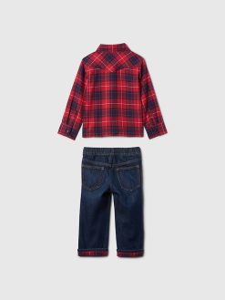 Baby & Toddler Flannel Outfit Set
