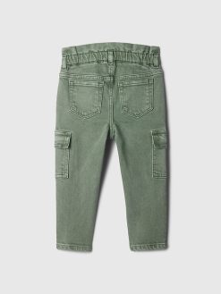 Baby & Toddler Just Like Mom Ruffle Cargo Jeans