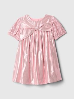 Baby & Toddler Metallic Bow Dress