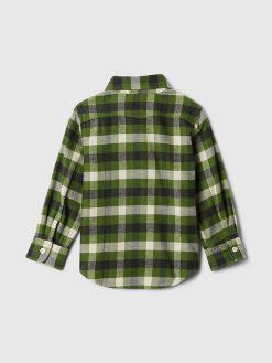 Baby & Toddler Organic Cotton Flannel Shirt