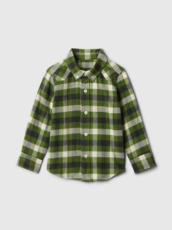 Baby & Toddler Organic Cotton Flannel Shirt