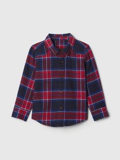 Baby & Toddler Organic Cotton Flannel Shirt