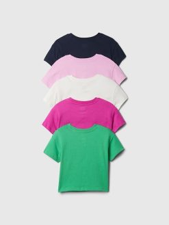 Baby & Toddler Organic Cotton Mix & Match Pocket T-Shirt (5-Pack)