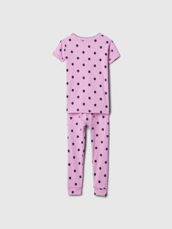 Baby & Toddler Organic Cotton Polka Dot PJ Set