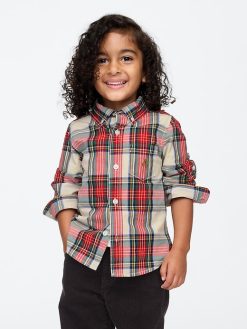 Baby & Toddler Organic Cotton Poplin Shirt