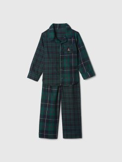 Baby & Toddler Recycled Flannel PJ set