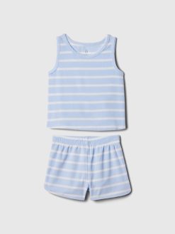Baby & Toddler Recycled Towel Terry PJ Shorts Set