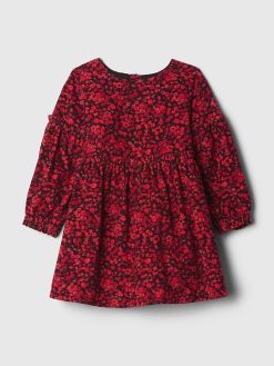 Baby & Toddler Ruffle Corduroy Dress