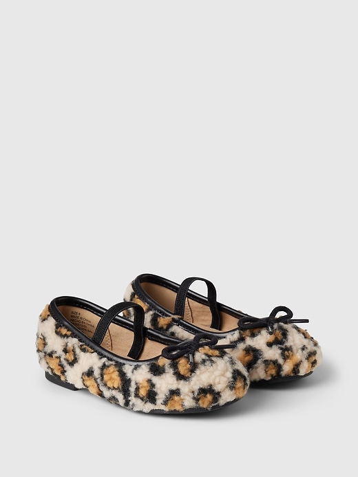 Baby & Toddler Sherpa Leopard Ballet Flats Baby & Toddler Sherpa Leopard Ballet Flats
