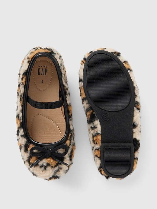 Baby & Toddler Sherpa Leopard Ballet Flats Baby & Toddler Sherpa Leopard Ballet Flats