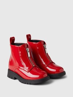 Baby & Toddler Vegan Patent Leather Ankle Boots